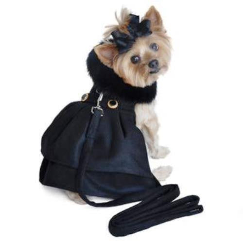 DGG Fashionista Black Chewy Vuitton Quilted Dog Coat – My Pooch and Me