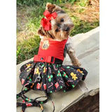 Holiday Dog Harness Dress by Doggie Design - Ginger Bread Man
