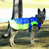 Dog Coat Alpine  All Weather Dog Coat  Doggie Design- Blue and Green