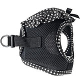 American River Choke-Free Dog Harness by Doggie Design - Black Polka Dot