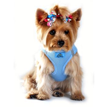 American River Ultra Choke-Free Mesh Dog Harness by Doggie Design - Light Blue
