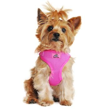 Raspberry Pink Wrap & Snap Choke Free Dog Harness