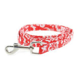 Doggie Design Cool Mesh Dog Harness & Leash Hawaiian Hibiscus - Red