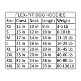 Pepe Longfellow Gray Security Flex-Fit  Dog Hoodie  XS-4XL