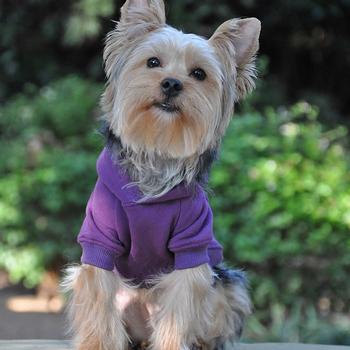 Doggie Design Flex-Fit Dog Hoodie Purple