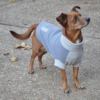 Doggie Design Highline Fleece Dog Coat - Two Tone Gray