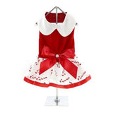 Holiday Dog Harness Dress by Doggie Design - Candy Canes
