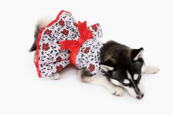 Doggie Design Holiday Dog Harness Dress - Holly