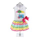 Ice Cream Cart Dress with Matching Leash by Doggie Design