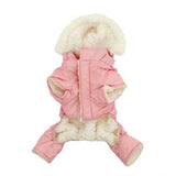 Dog Snowsuit Doggie Design Pink Ruffin It