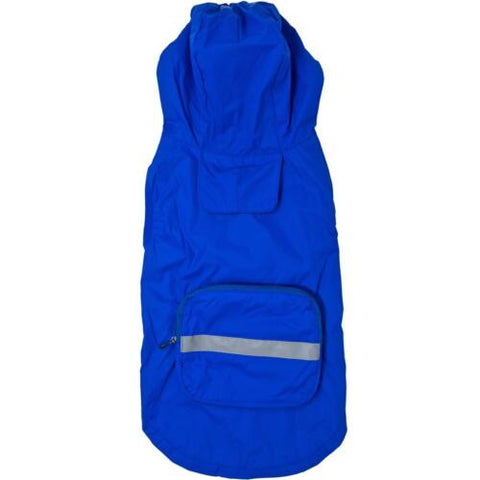 Doggie Design Blue Dog Raincoat  Packable - Sizes XS-3XL