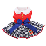 Sailor Girl Dog Dress with Matching Leash by Doggie Design